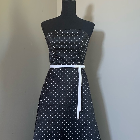 Jessica McClintock for Gunne Sax Polka dot Dress - Picture 2 of 3